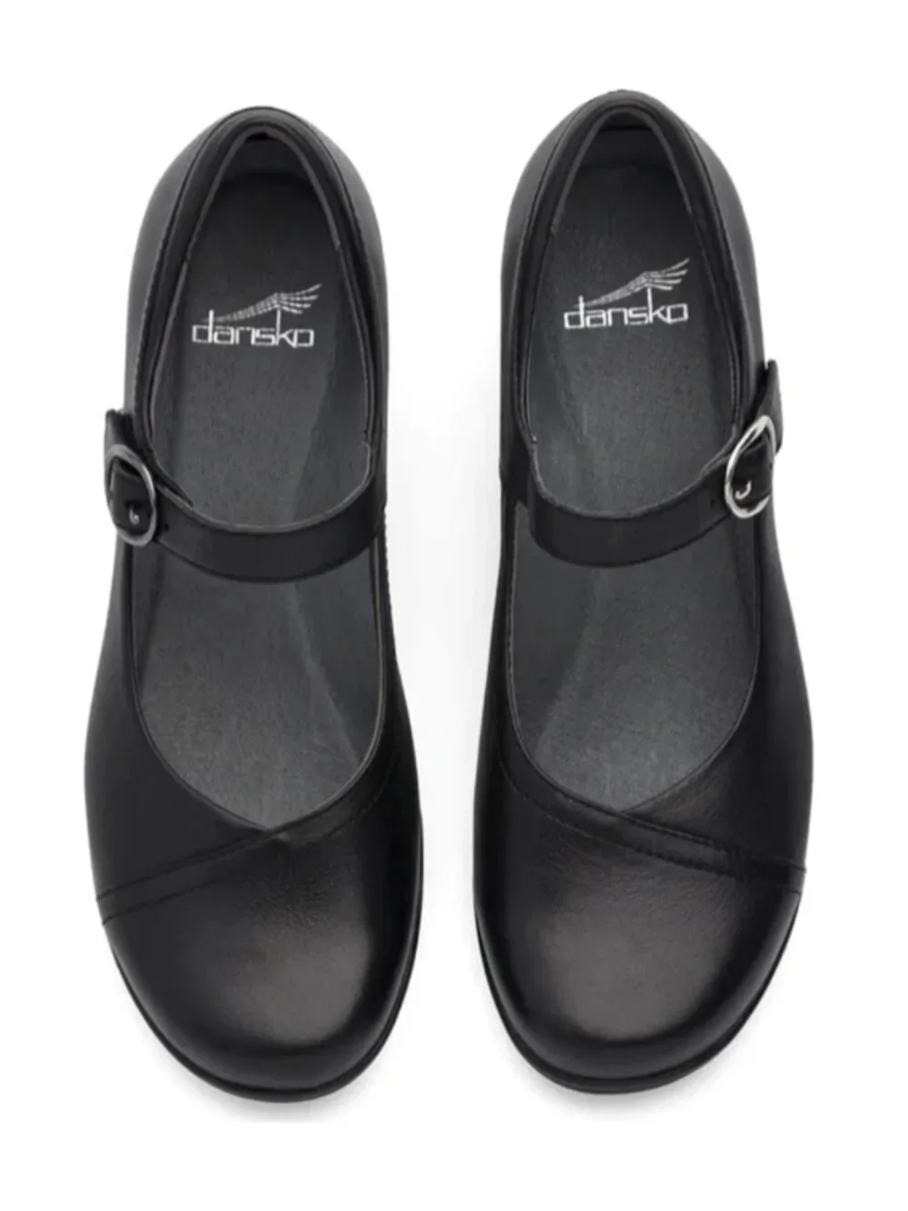 Dansko Women's Fawna Leather Mary Jane Pumps Black Milled Nappa Classic EU39